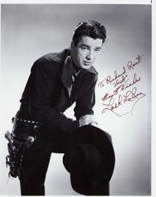 Lash LaRue signed photograph