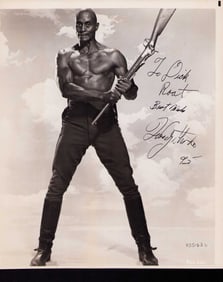 Woody Strode signed photograph