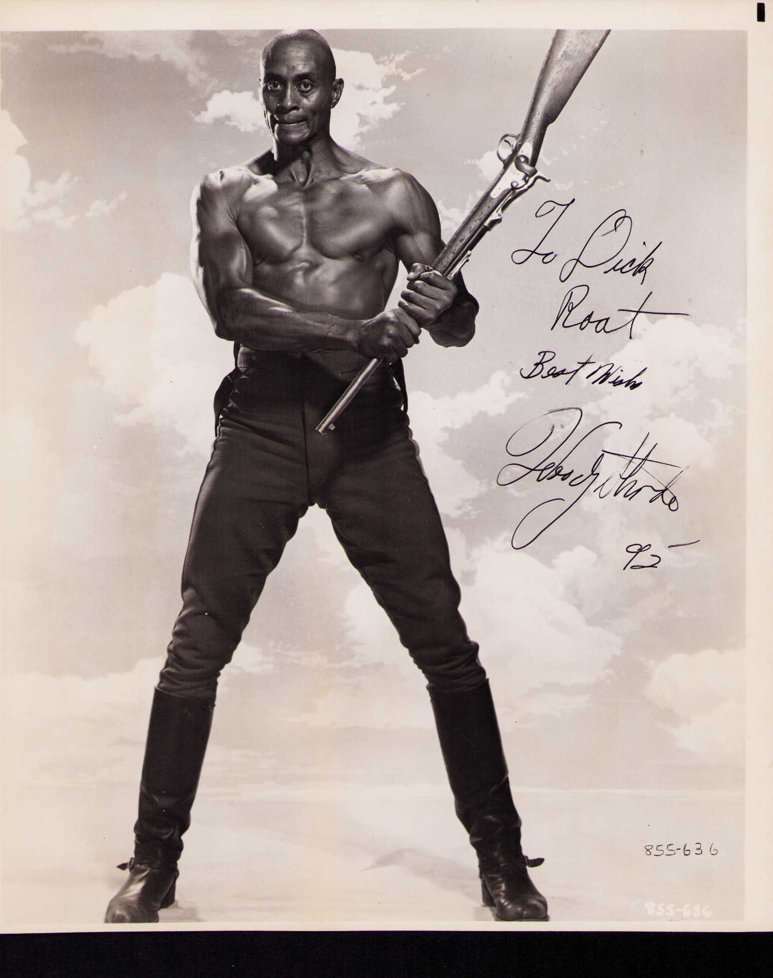 Woody Strode signed photograph (1 of 1)