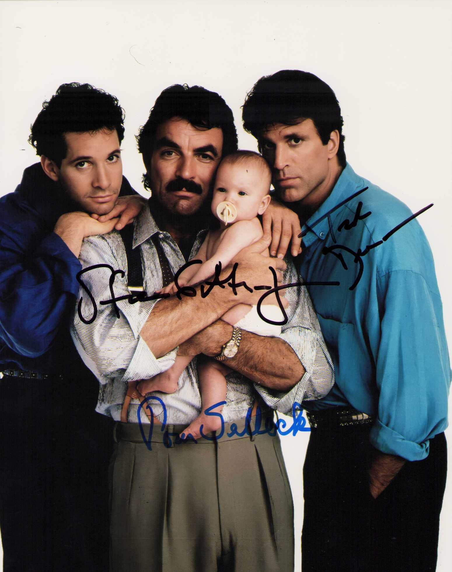 Three Men and a Baby cast signed photograph (1 of 1)