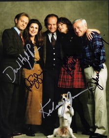 Frasier cast signed photograph
