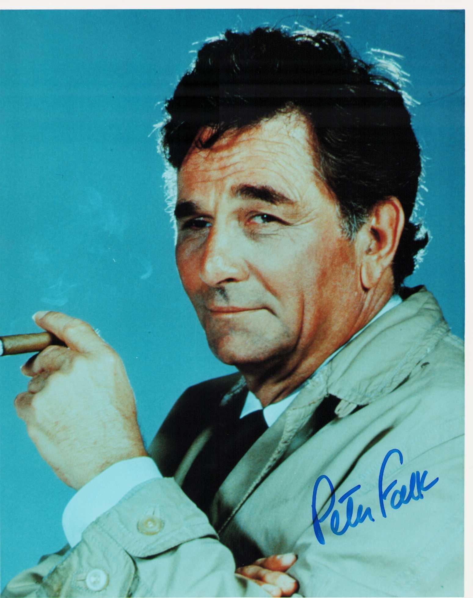 Peter Falk signed photograph (1 of 1)