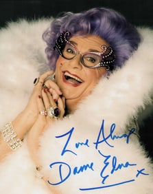 Dame Edna Everidge signed photograph
