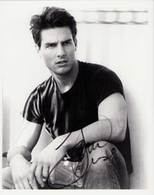 Tom Cruise signed photograph