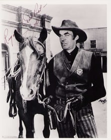 Jack Elam signed photograph