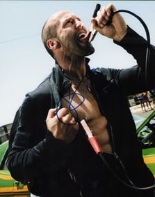 Jason Statham signed photograph