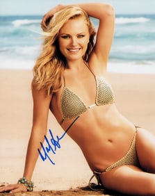 Malin Ackerman signed photograph