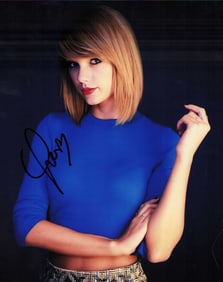 Taylor Swift signed photograph