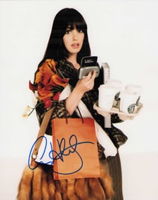 Anne Hathaway signed photograph