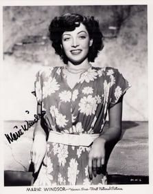 Marie Windsor signed photograph