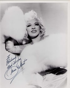 Mae West signed photograph