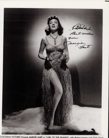 Margie Hart signed photograph