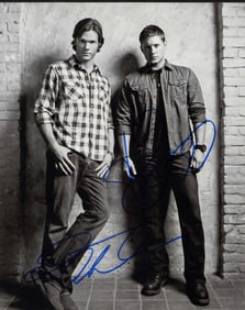 Supernatural cast signed photograph