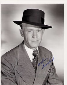 William Benedict signed photograph