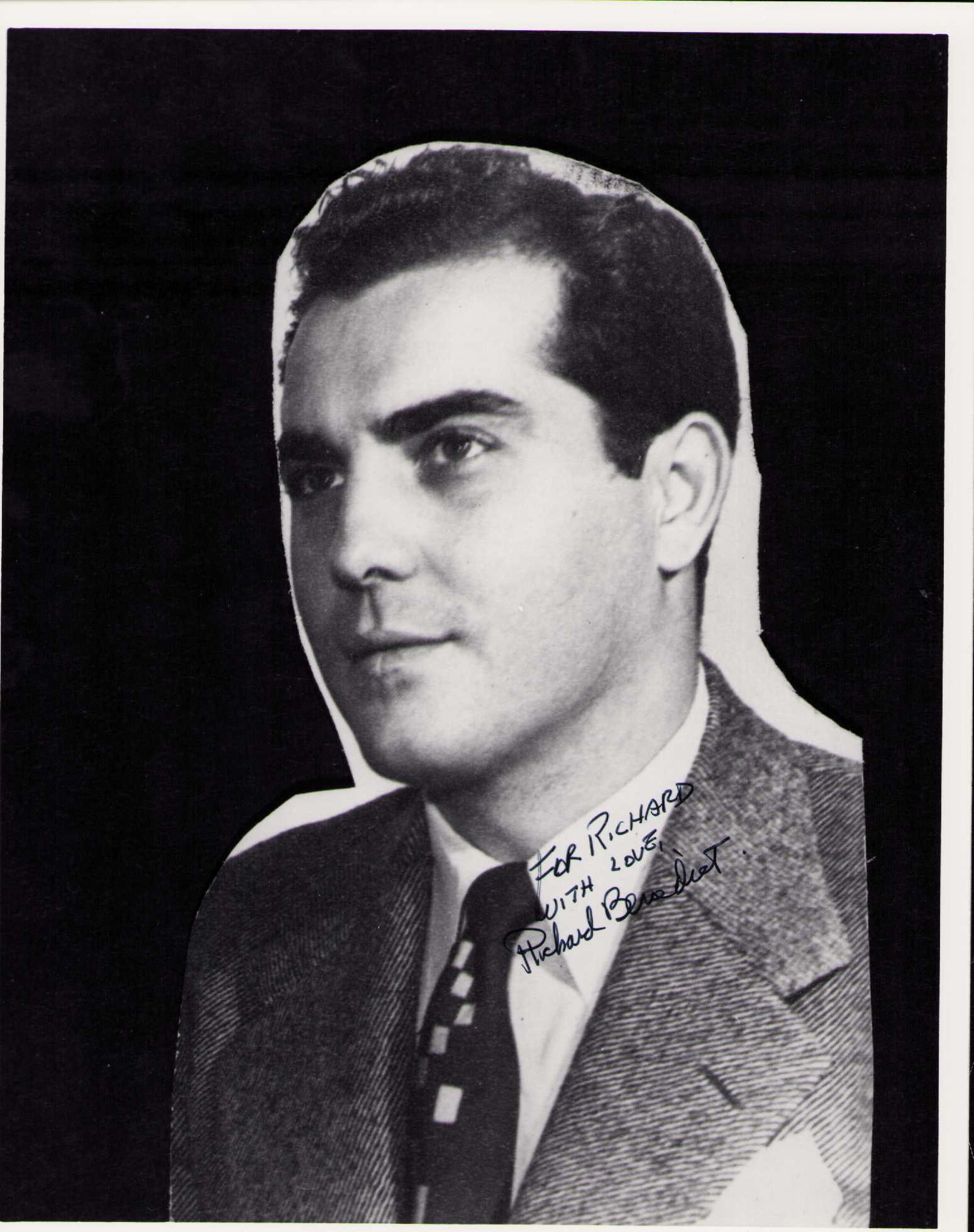 Richard Benedict signed photograph (1 of 1)