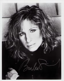 Barbra Streisand signed photograph