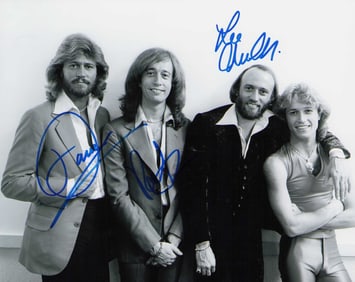 The Bee Gees signed photograph