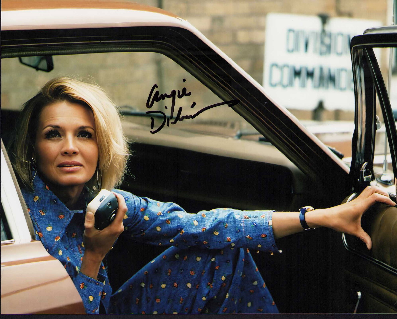 Angie Dickinson signed photograph: As Pepper in TVS Police Woman Certificate of AuthenticityEVERY item in this auction comes with at minimum a fully illustrated and serial numbered COA signed by the worlds leading authenticator in Ente