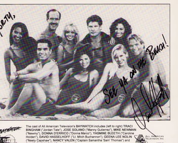 David Hasselhoff signed photograph