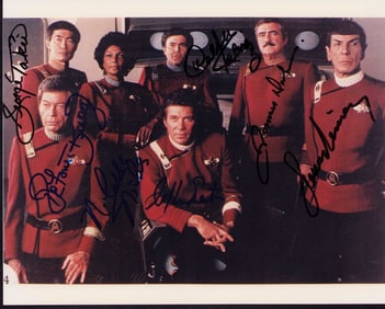 Star Trek original cast signed photograph