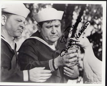 Buddy Hackett signed photograph