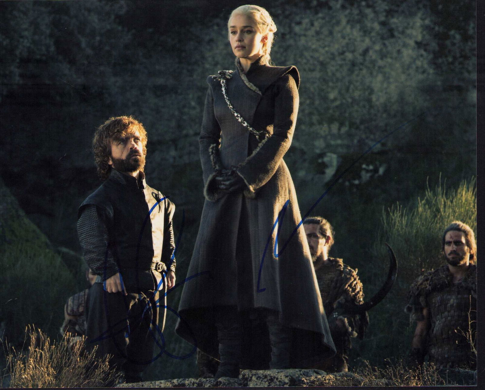 Peter Dinklage and Emilia Clarke signed photograph (1 of 1)