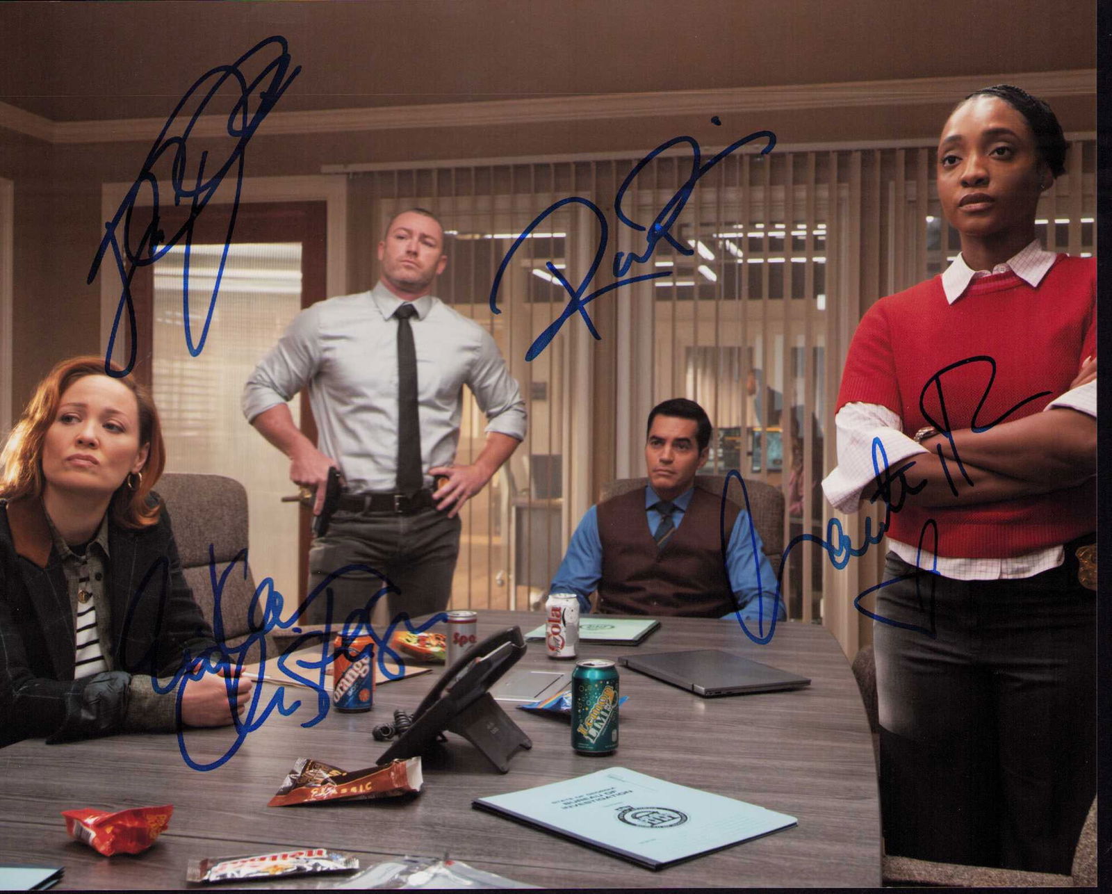 Will Trent cast signed photograph (1 of 1)