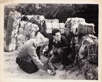 Johnny Downs and William Benedict signed photograph