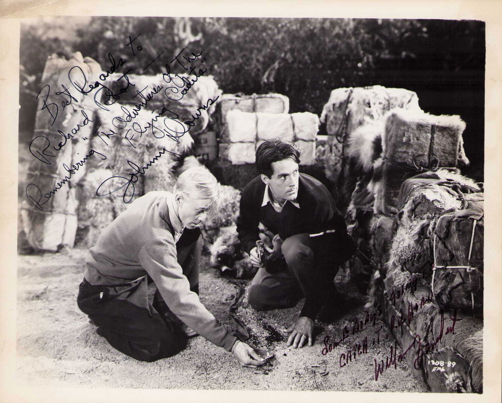 Johnny Downs and William Benedict signed photograph (1 of 1)