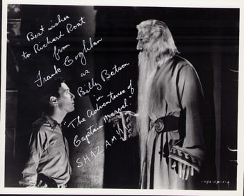 Frank Coghlan Shazam signed photograph