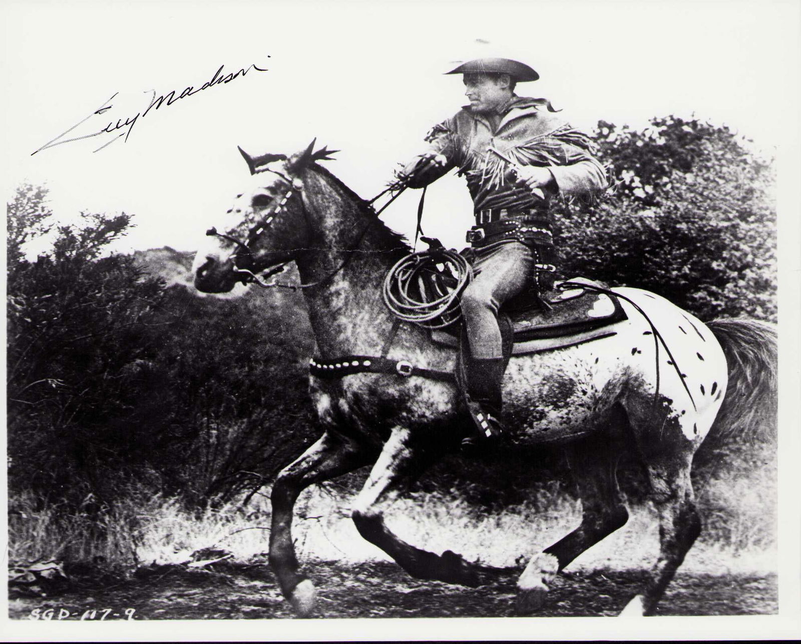 Guy Madison signed photograph (1 of 1)