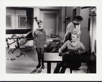 Beverly Washburn signed Star Trek photograph