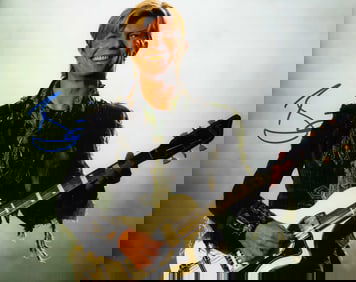 David Bowie signed photograph