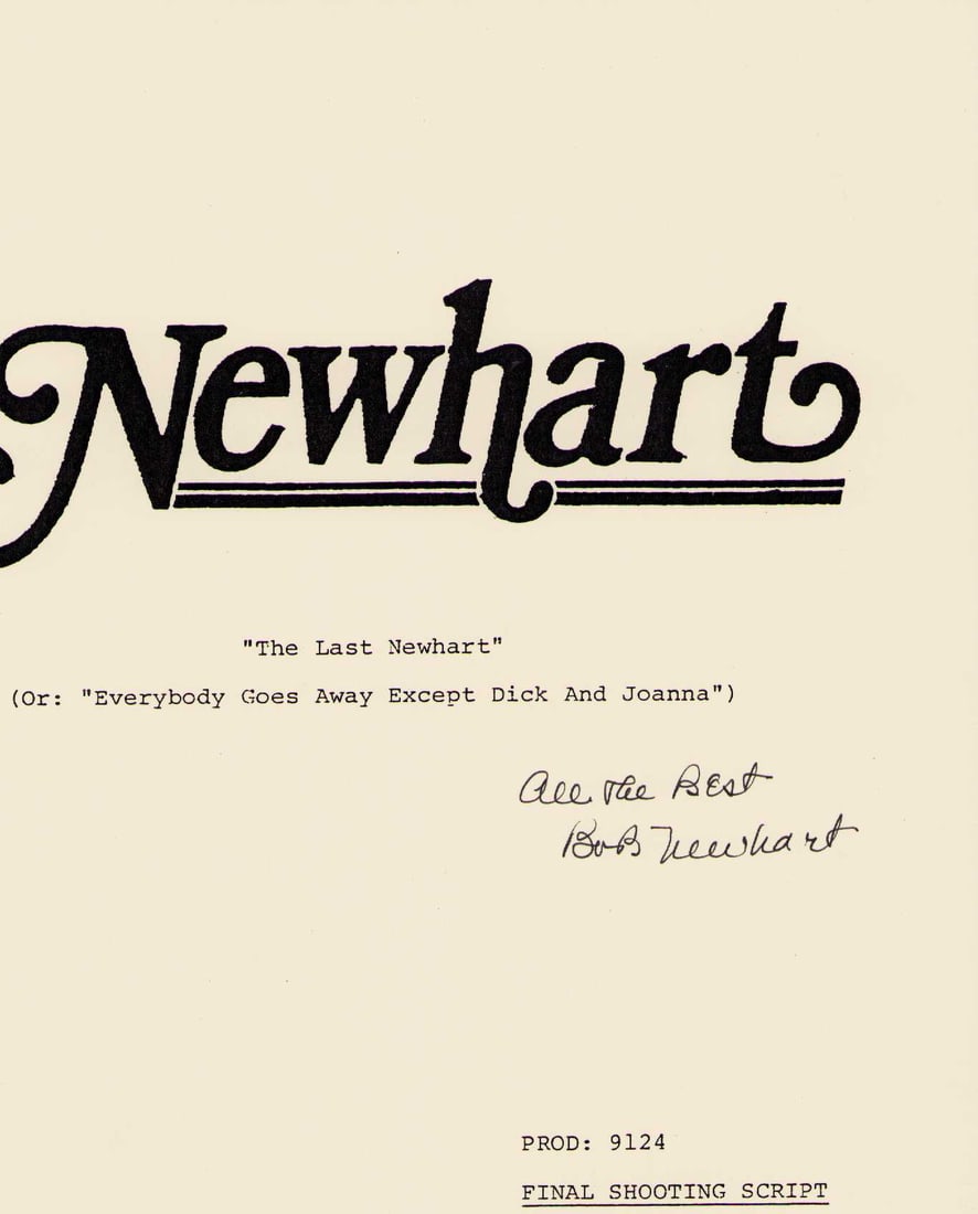 Newhart script signed (1 of 1)