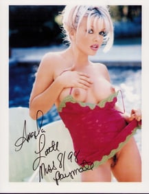 Angela Little signed nude photograph