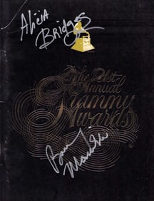 Rare early 21st Grammy awards program star signed