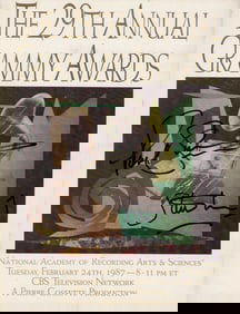 29th Grammy Awards program star signed