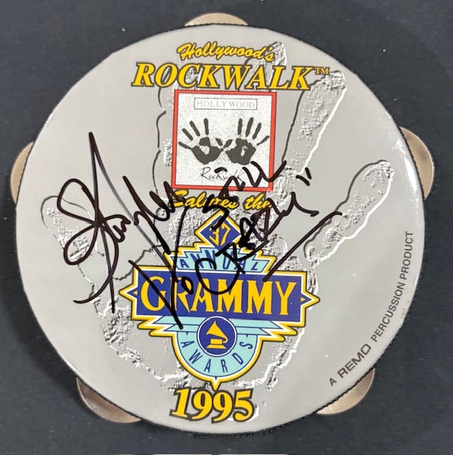 Grammy Tambourine signed (1 of 1)