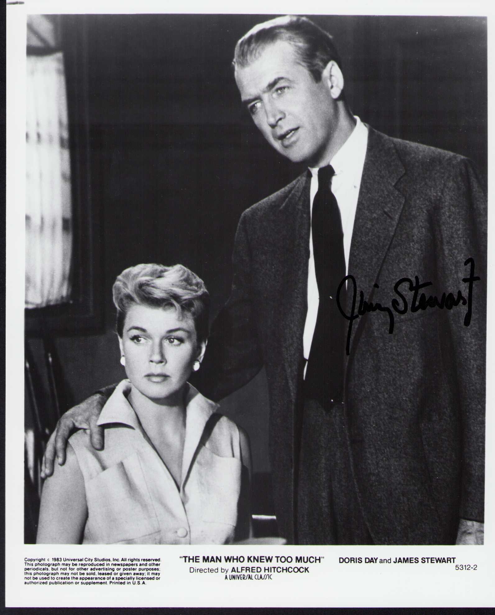 Jimmy Stewart signed photograph (1 of 1)