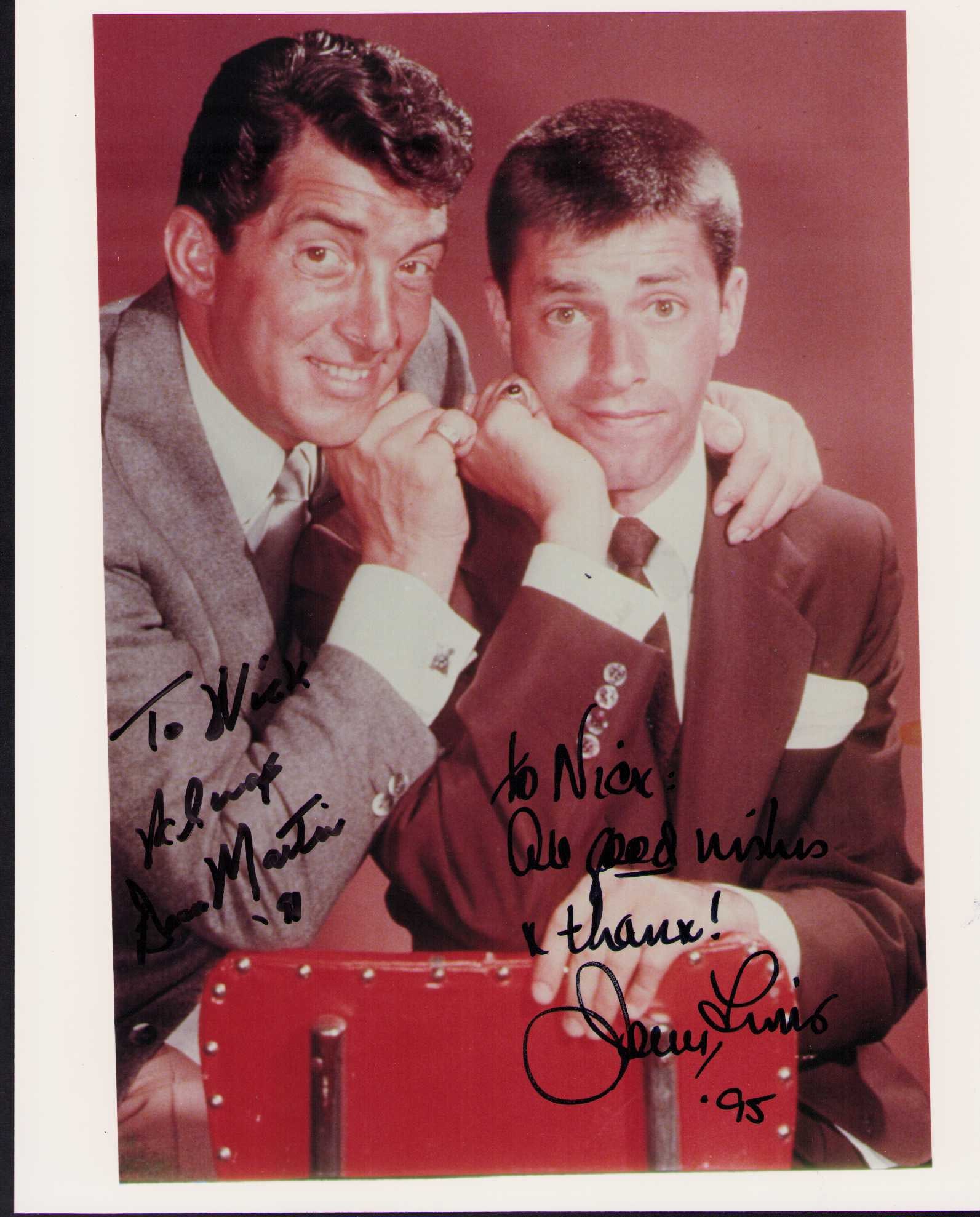 Martin and Lewis signed photograph (1 of 1)