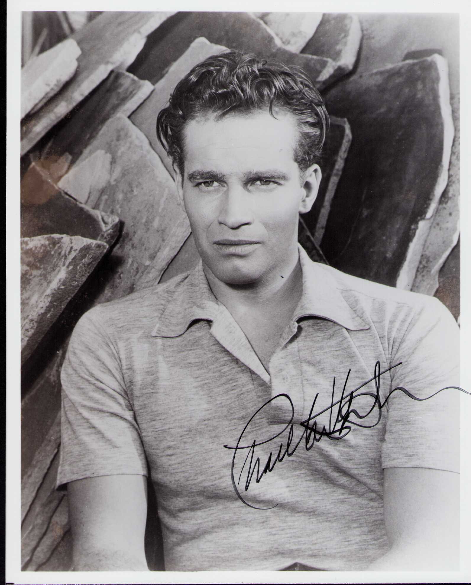 Charlton Heston signed photograph (1 of 1)