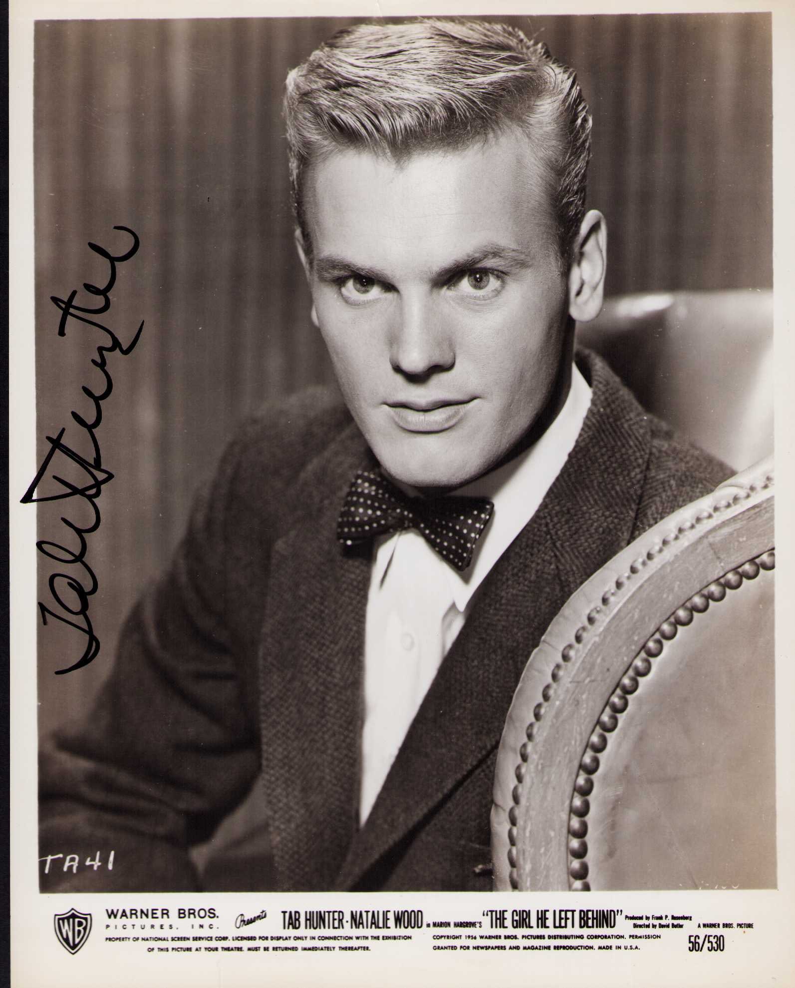 Tab Hunter signed photograph (1 of 1)