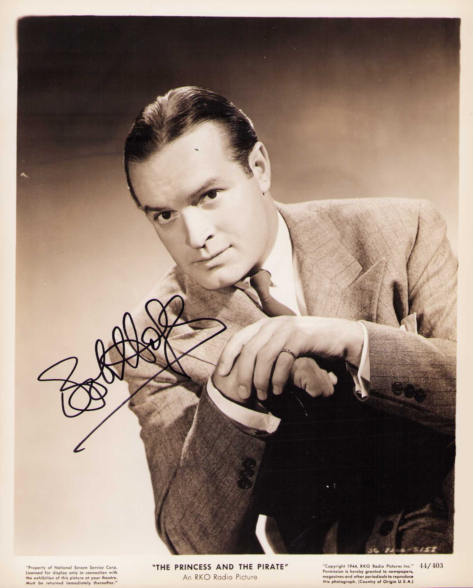 Bob Hope signed photograph (1 of 1)
