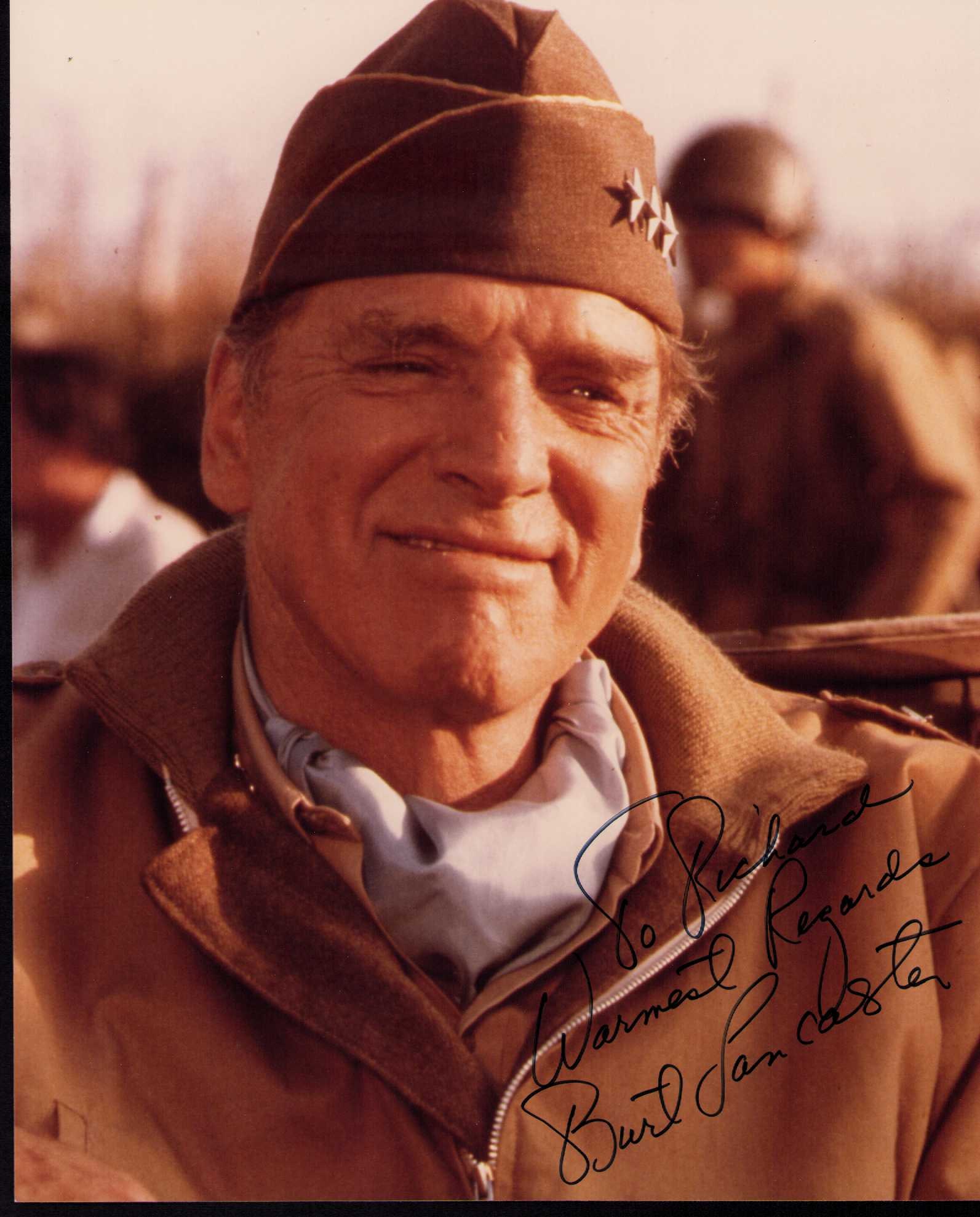 Burt Lancaster signed photograph (1 of 1)