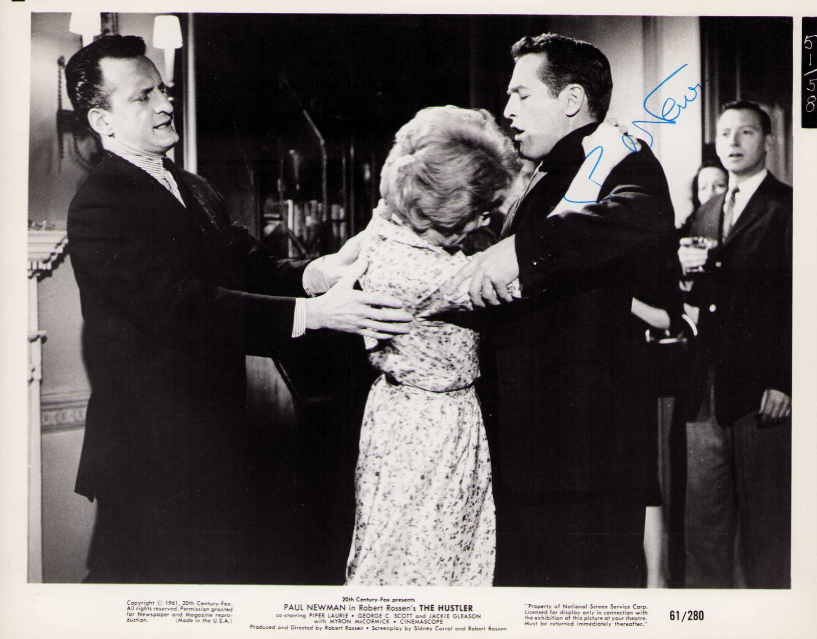 Paul Newman signed photograph (1 of 1)