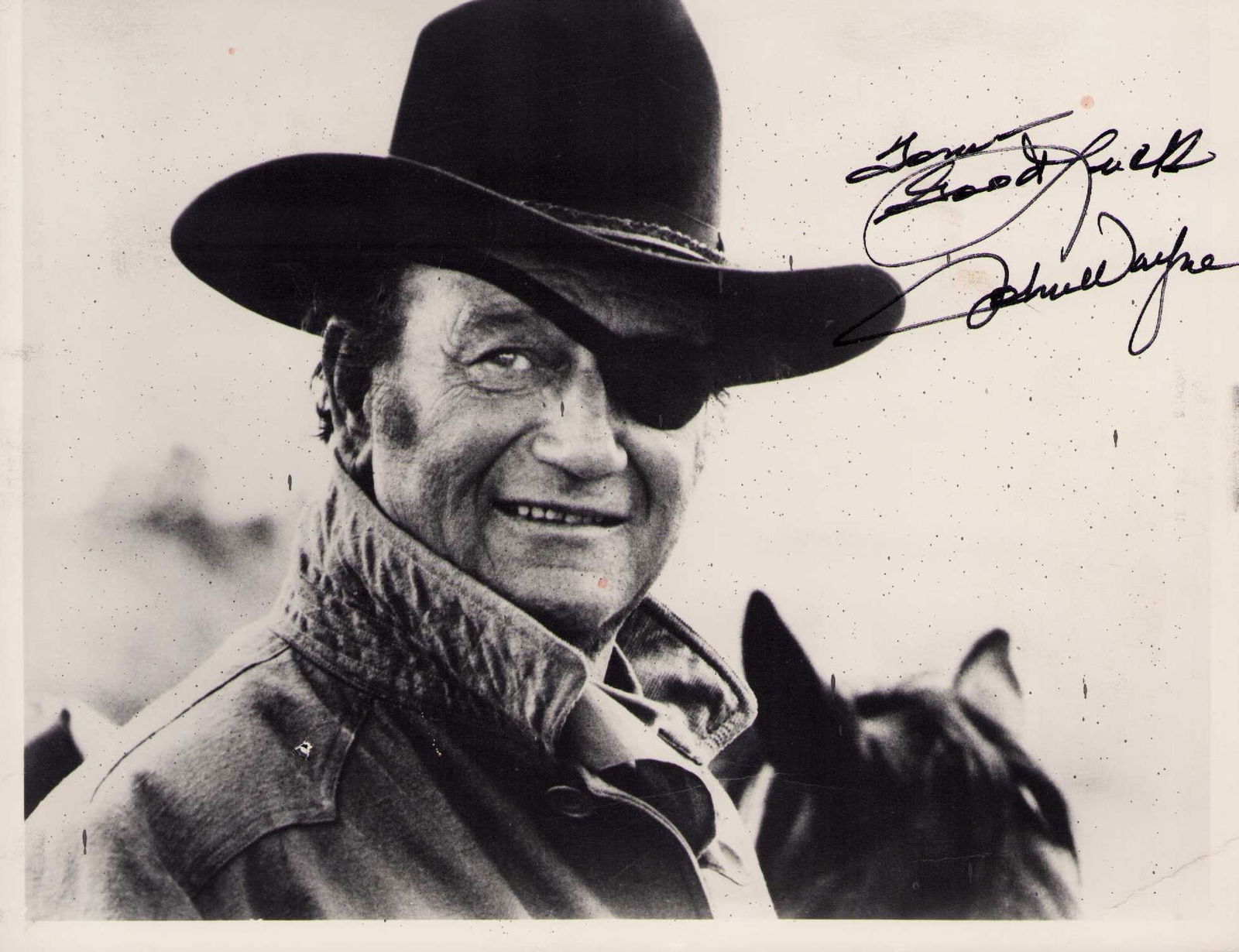 John Wayne signed photograph (1 of 1)