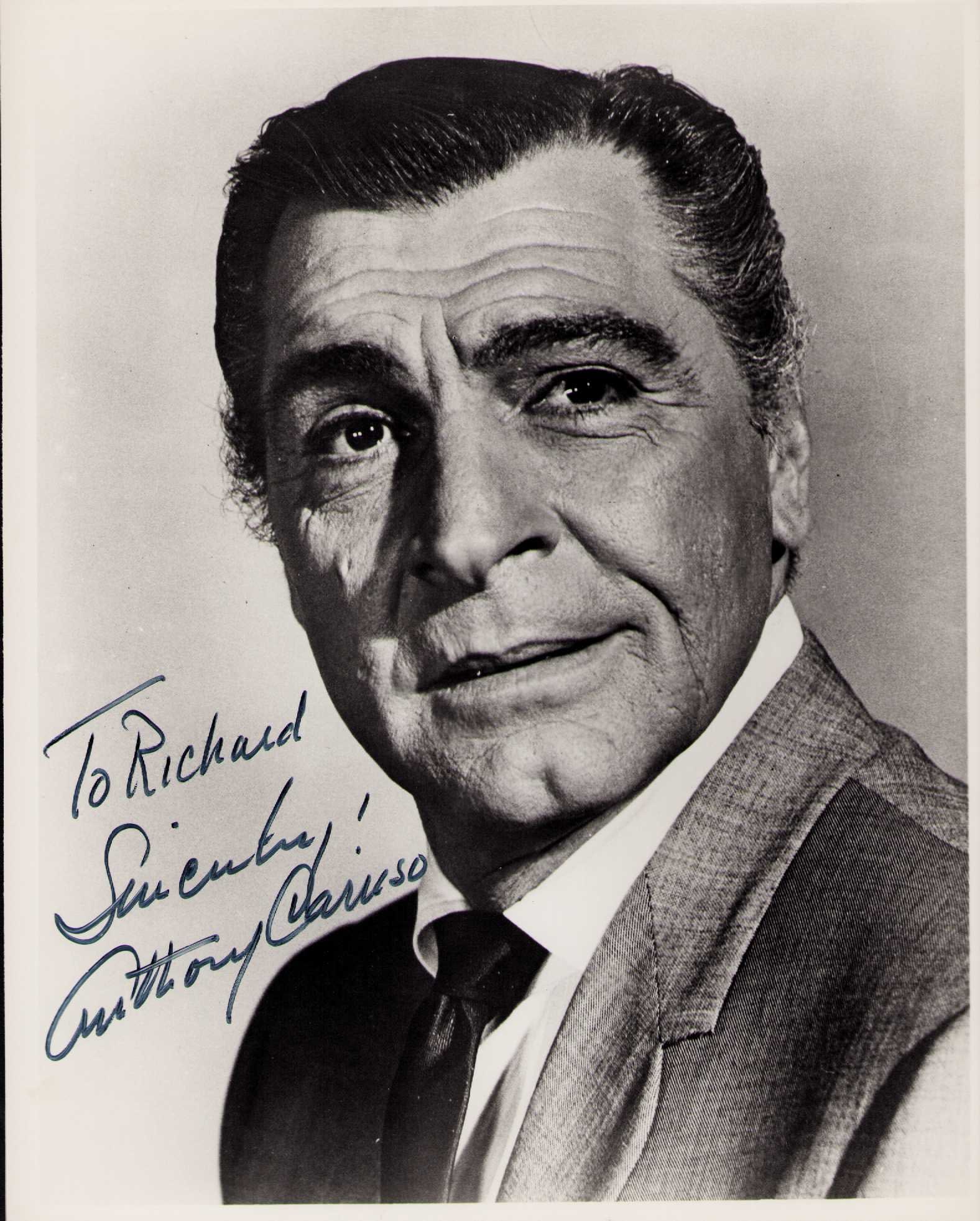 Anthony Caruso signed photograph (1 of 1)