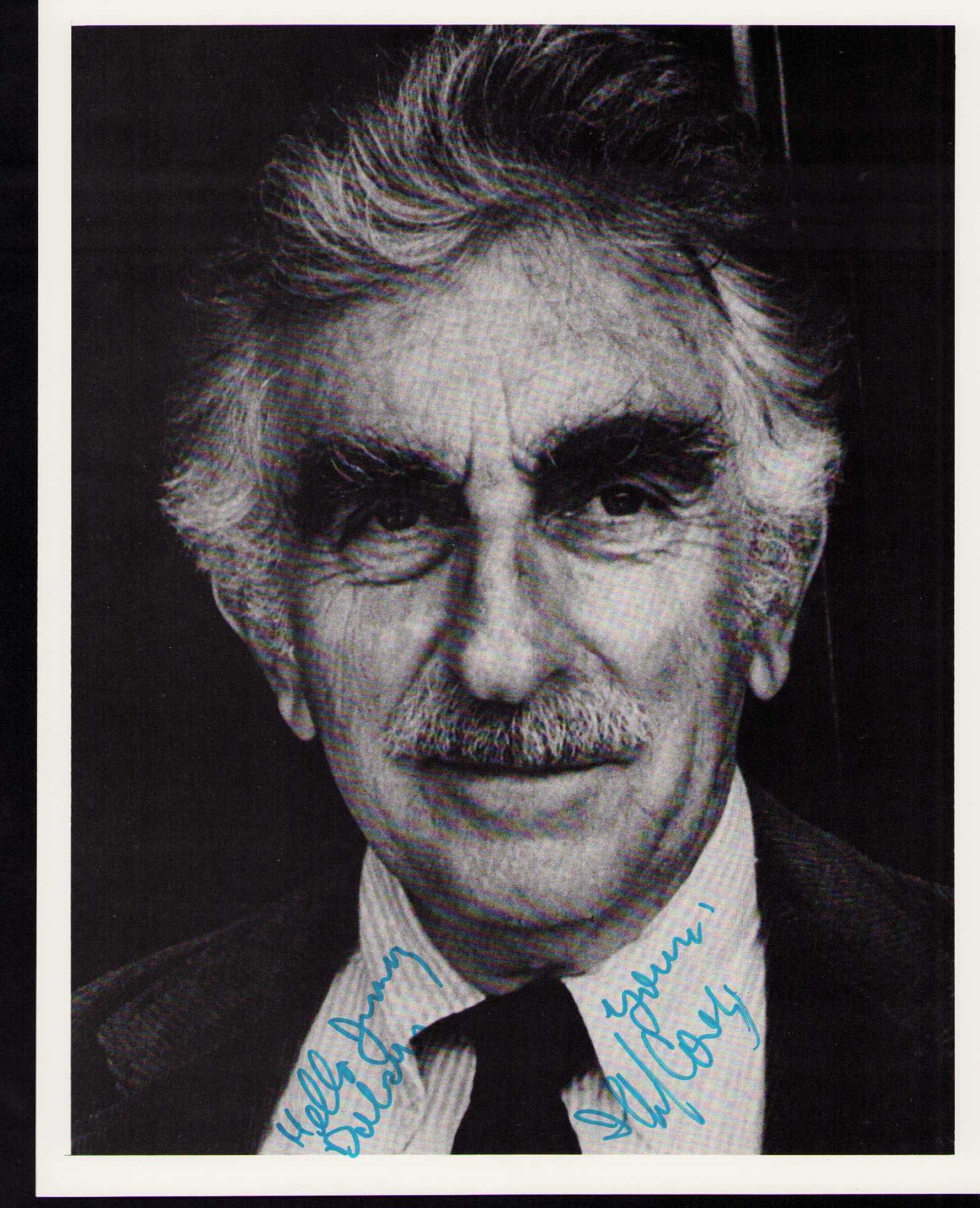 Jeff Corey signed photograph (1 of 1)