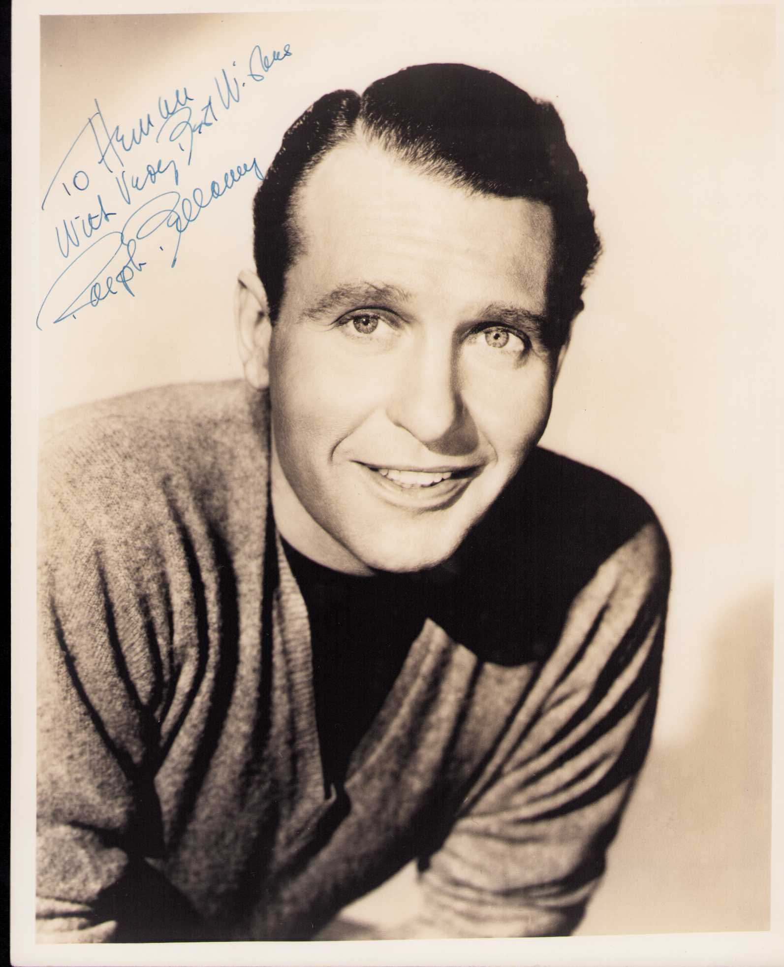 Ralph Bellamy signed photograph: A heavyweight sepia toned signed 8x10 by the legend whose last film was eddie murphys Trading Places Certificate of AuthenticityEVERY item in this auction comes with at minimum a fully illustrated