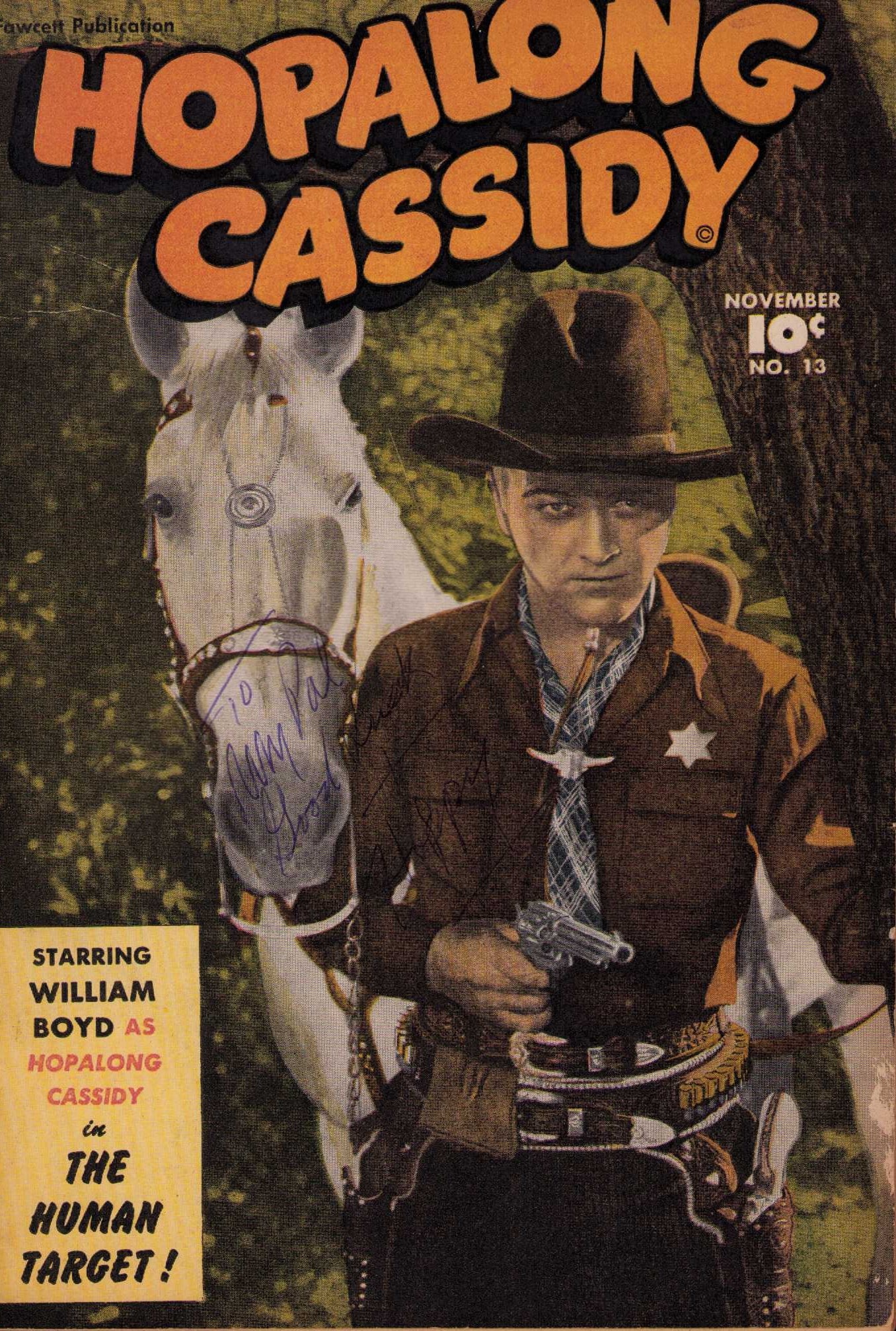 Hopalong Cassidy rare comic book signed (1 of 1)